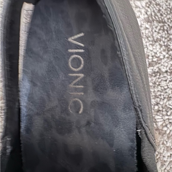 Vionic Stanton Black Leather Wedge Booties – Size 9 - Picture 7 of 12